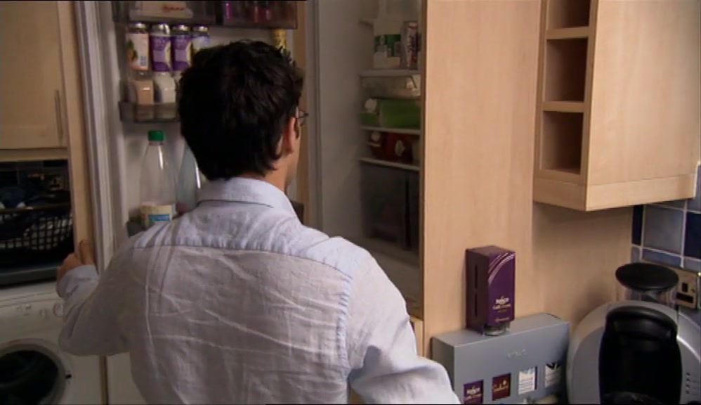 I ASSUMED THERE WOULDN'T BE ANY IN THE FRIDGE, BUT WHAT THE HELL. 