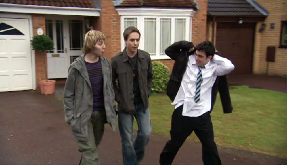 I HAD TO BORROW 300 QUID TO GET HIS CAR FIXED SO HE WON'T CALL THE POLICE. 