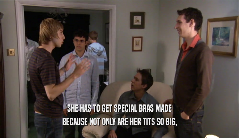SHE HAS TO GET SPECIAL BRAS MADE BECAUSE NOT ONLY ARE HER TITS SO BIG, 