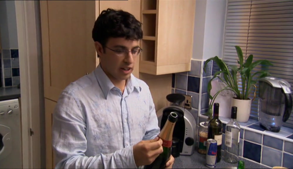 YOU'VE OPENED IT NOW, YOU MIGHT AS WELL GRAB A GLASS. 