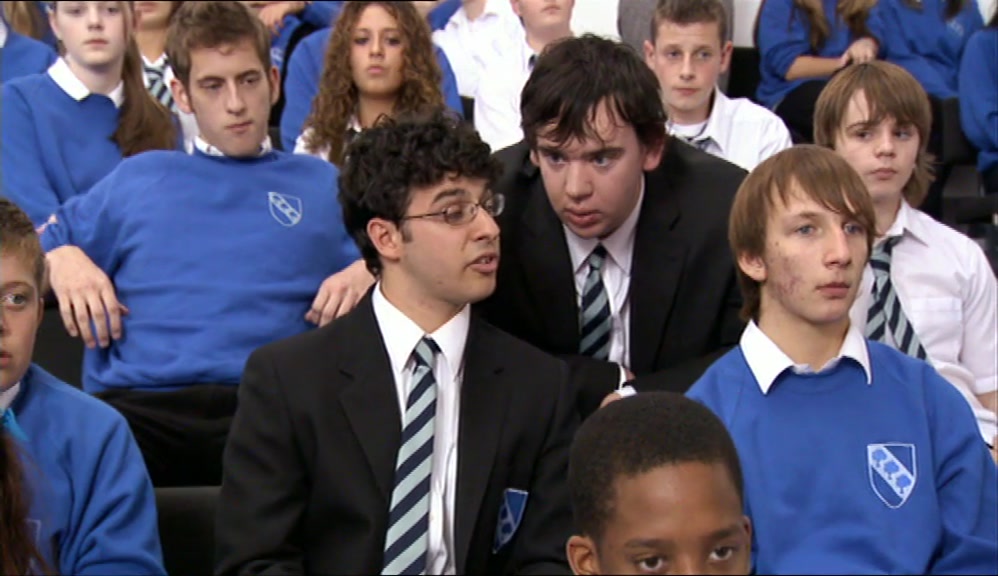 IT'S CHARLOTTE HINCHCLIFFE, ACTUALLY. SHE'S A YEAR 13. 