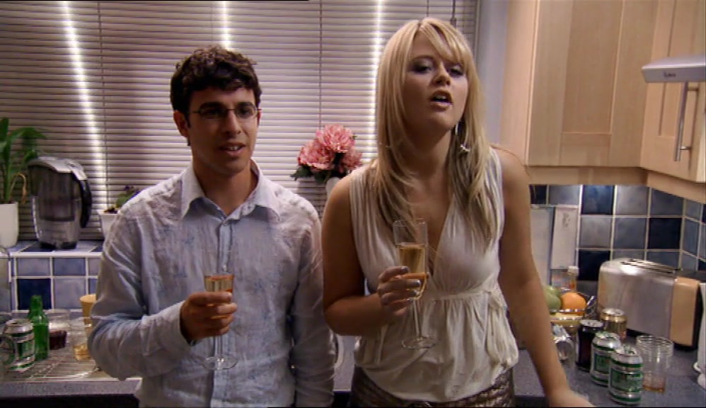 - WELL, NO, NOT REALLY. - ALL RIGHT, FUNNY BOY, MAKE ME LAUGH. 