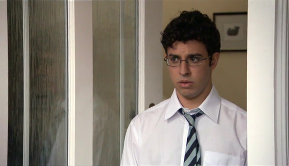NEIL'S DATE IS THAT WEIRD GIRL WHO'S TAKING HER A-LEVELS FOUR YEARS EARLY. 