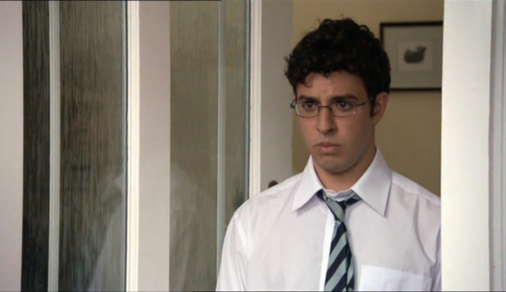NEIL'S DATE IS THAT WEIRD GIRL WHO'S TAKING HER A-LEVELS FOUR YEARS EARLY. 