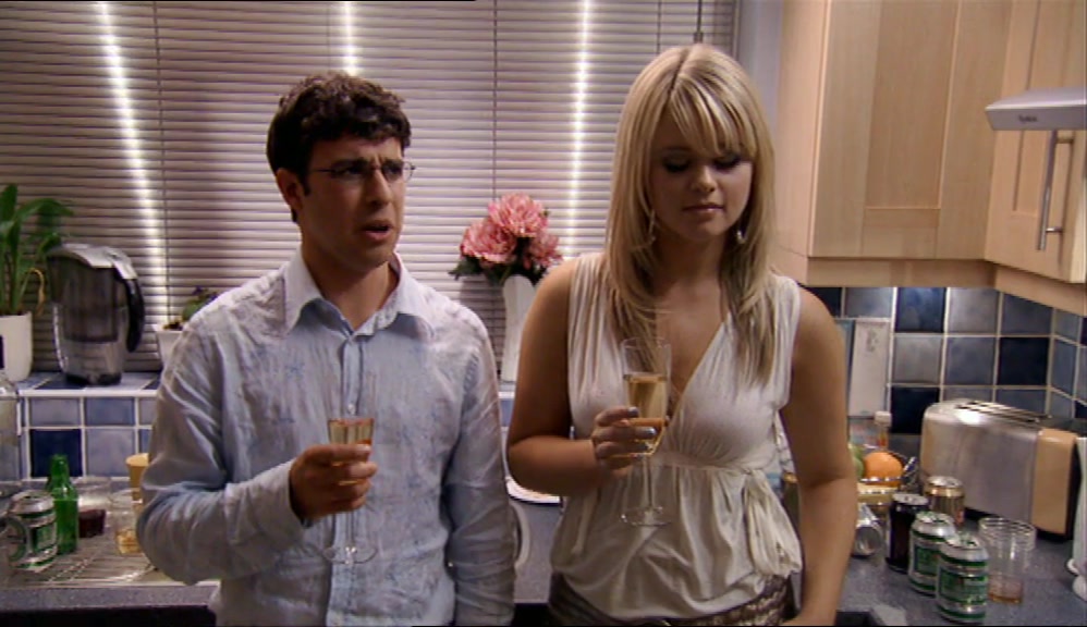- WELL, NO, NOT REALLY. - ALL RIGHT, FUNNY BOY, MAKE ME LAUGH. 