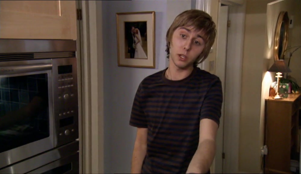 - WELL, NO, NOT REALLY. - ALL RIGHT, FUNNY BOY, MAKE ME LAUGH. 