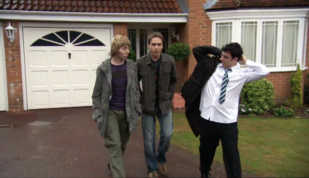 I HAD TO BORROW 300 QUID TO GET HIS CAR FIXED SO HE WON'T CALL THE POLICE. 