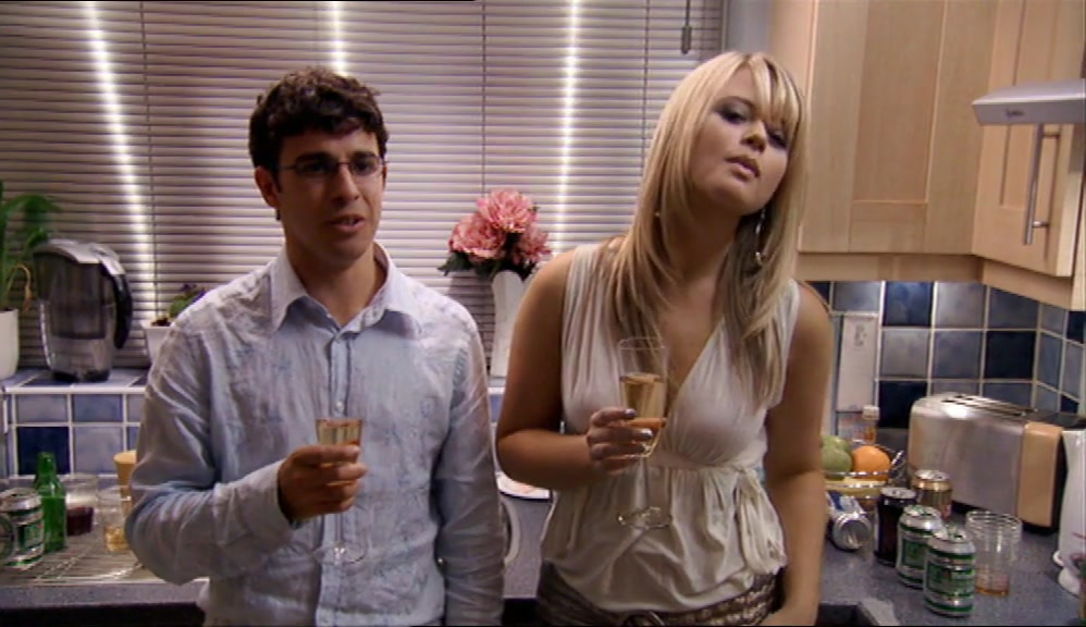 - WELL, NO, NOT REALLY. - ALL RIGHT, FUNNY BOY, MAKE ME LAUGH. 