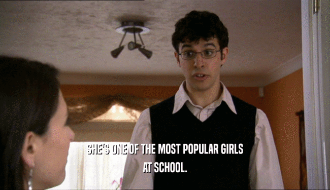 most popular girls in school gif
