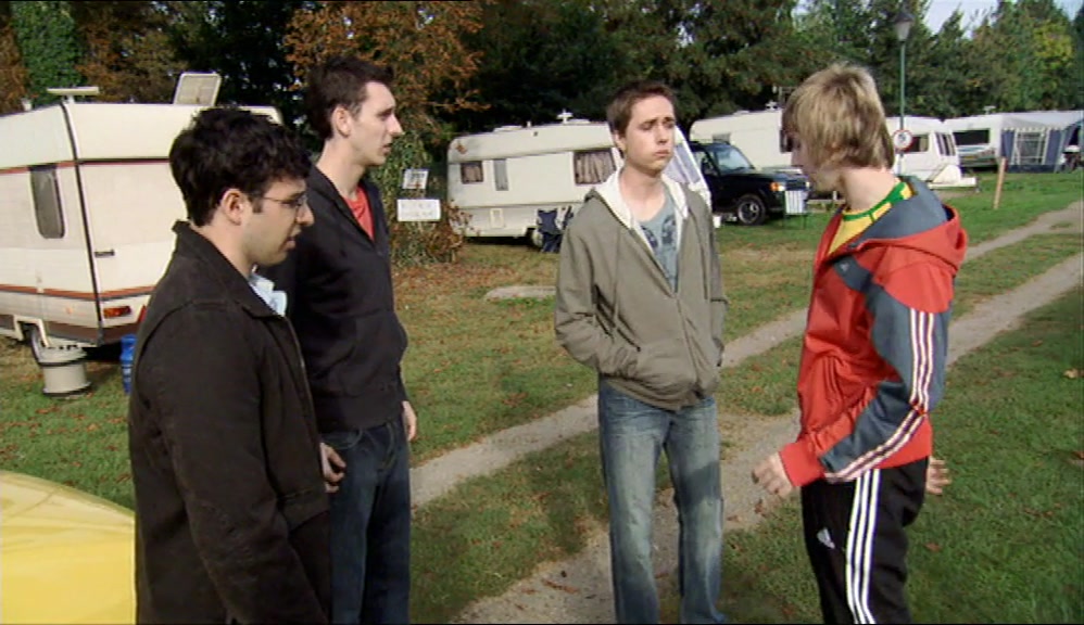 SO PARK UP AND I'LL MEET YOU IN THE CARAVAN. 