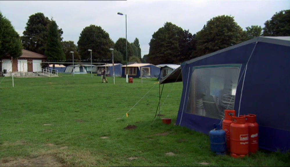 I THEN HAD TO SPEND A NIGHT IN A CARAVAN  
