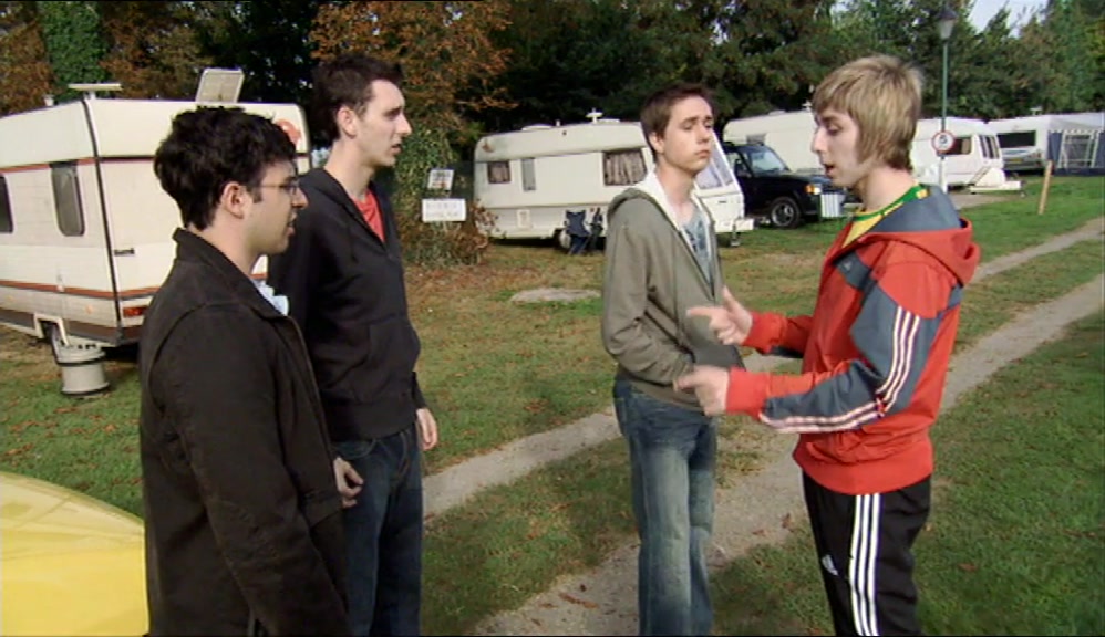 SO PARK UP AND I'LL MEET YOU IN THE CARAVAN. 
