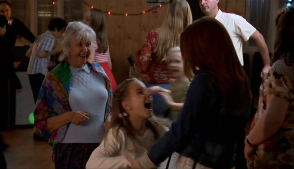 I FEEL A BIT WEIRD, THOUGH, COS I ALWAYS THOUGHT I'D LOSE IT WITH CARLY. 