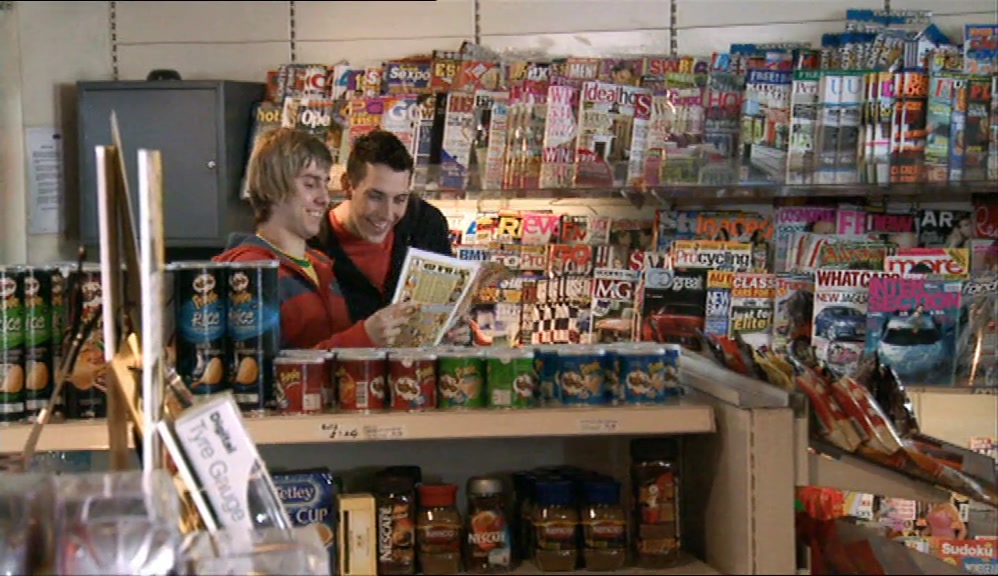 - WHAT'S SO FUNNY, THEN? - IT'S YOUR MUM IN THIS MAG. 