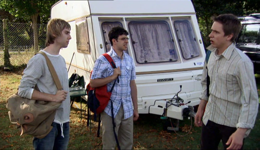 AND PLEASE GOD, DON'T LET ME EVER HAVE TO COME BACK TO A CARAVAN PARK. 
