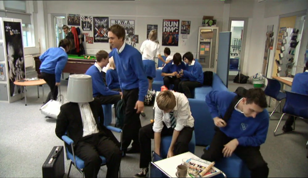 - SEE YOU THEN. - OH, SHIT, IT'S GILBERT. 