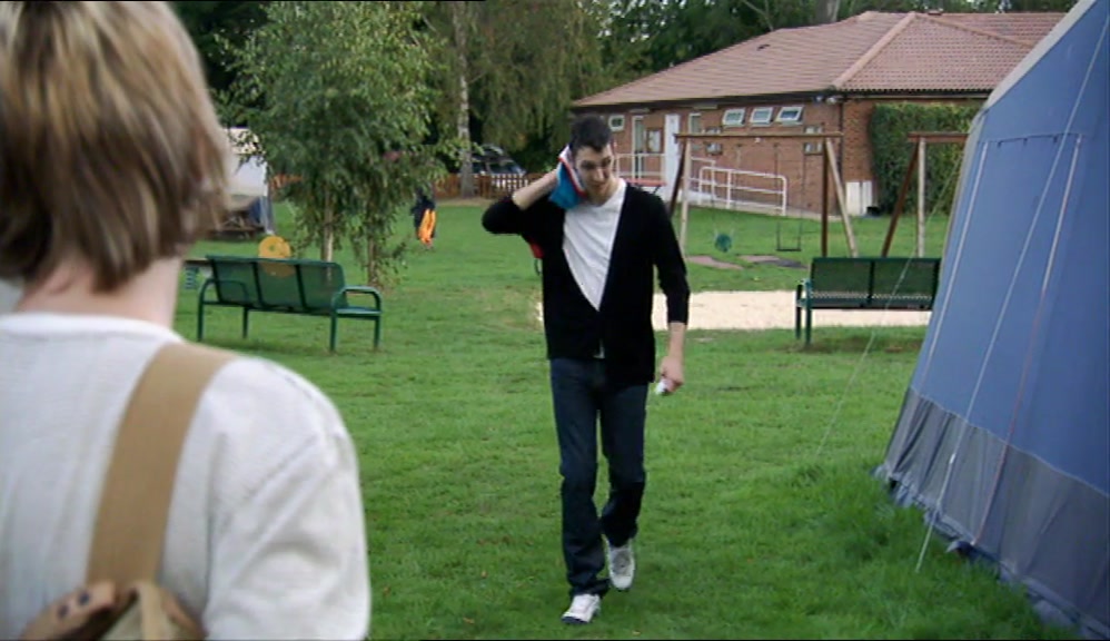 AND PLEASE GOD, DON'T LET ME EVER HAVE TO COME BACK TO A CARAVAN PARK. 