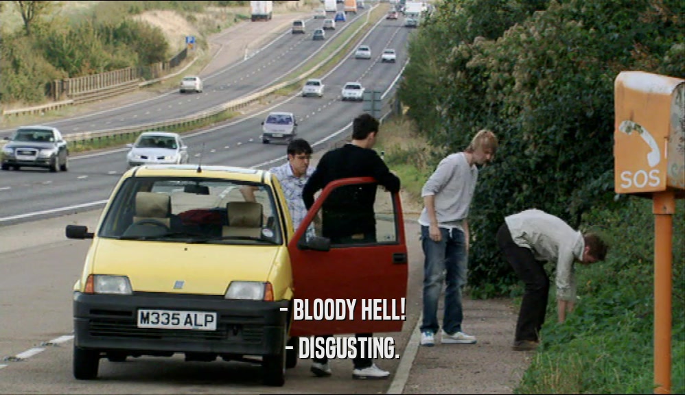 - BLOODY HELL! - DISGUSTING. 
