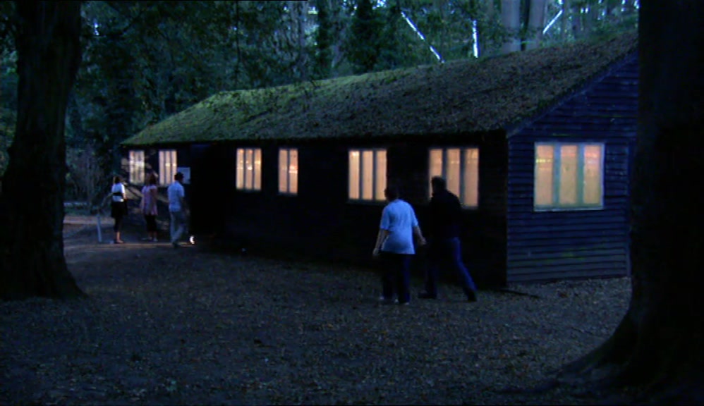 LAY JUST INSIDE A GIANT GARDEN SHED.  