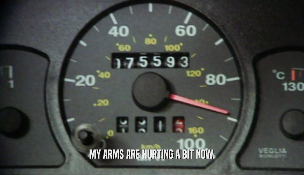 MY ARMS ARE HURTING A BIT NOW.  