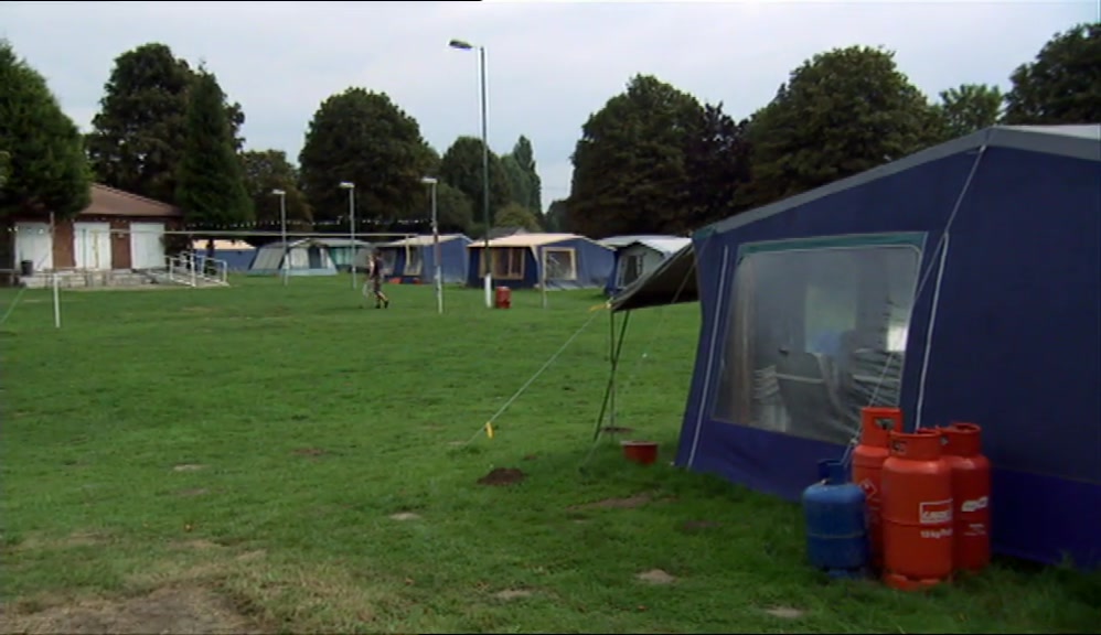 I THEN HAD TO SPEND A NIGHT IN A CARAVAN  