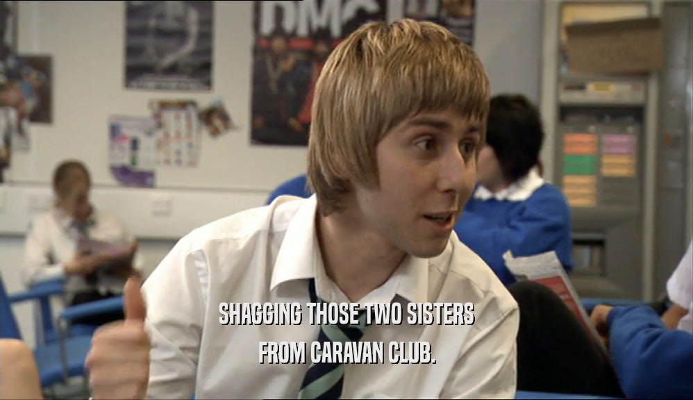 SHAGGING THOSE TWO SISTERS
 FROM CARAVAN CLUB.
 