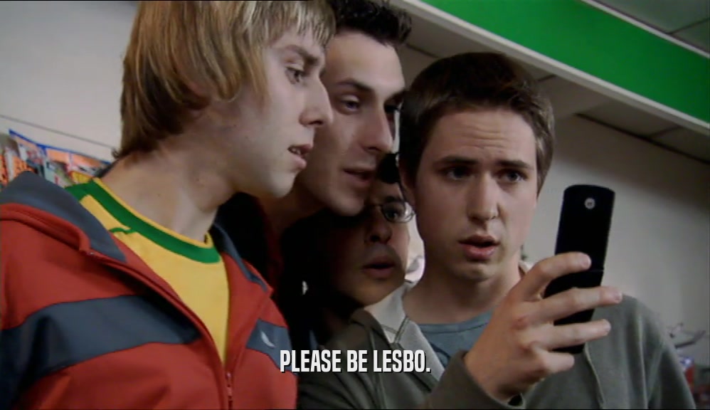 PLEASE BE LESBO.  