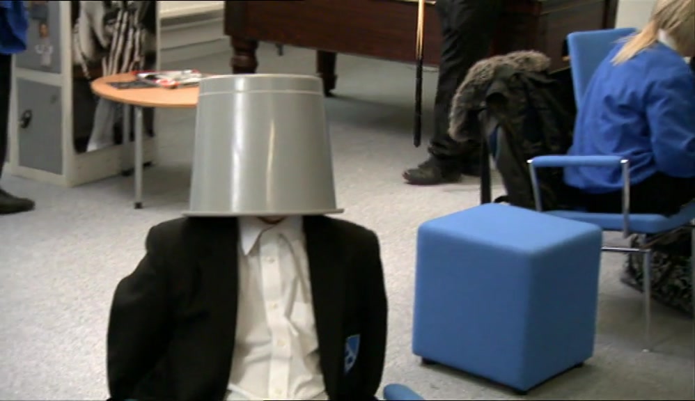 I SPEND MY FREE PERIODS TIED TO A CHAIR WITH A RUBBISH BIN ON MY HEAD. 