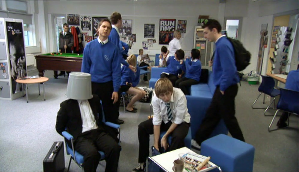 - SEE YOU THEN. - OH, SHIT, IT'S GILBERT. 