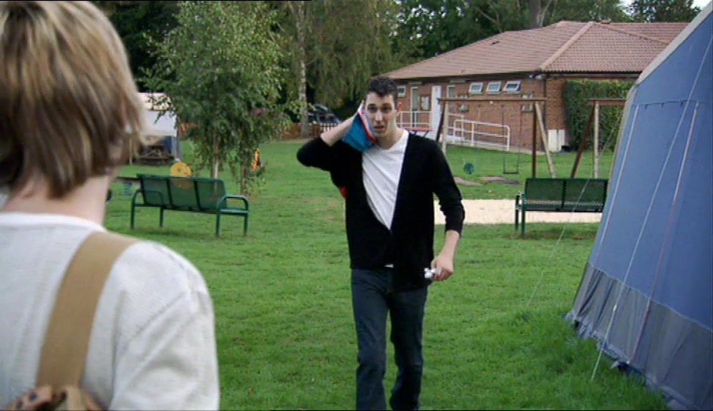 AND PLEASE GOD, DON'T LET ME EVER HAVE TO COME BACK TO A CARAVAN PARK. 