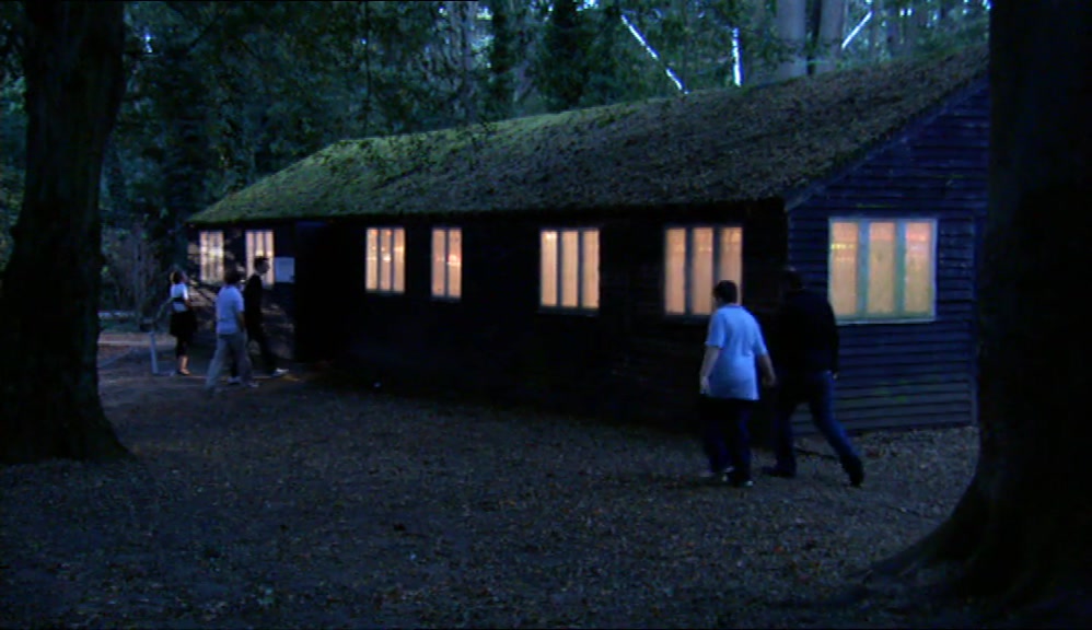 LAY JUST INSIDE A GIANT GARDEN SHED.  