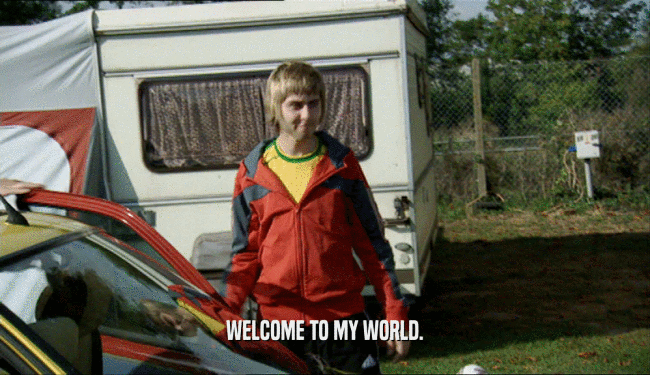 WELCOME TO MY WORLD.  