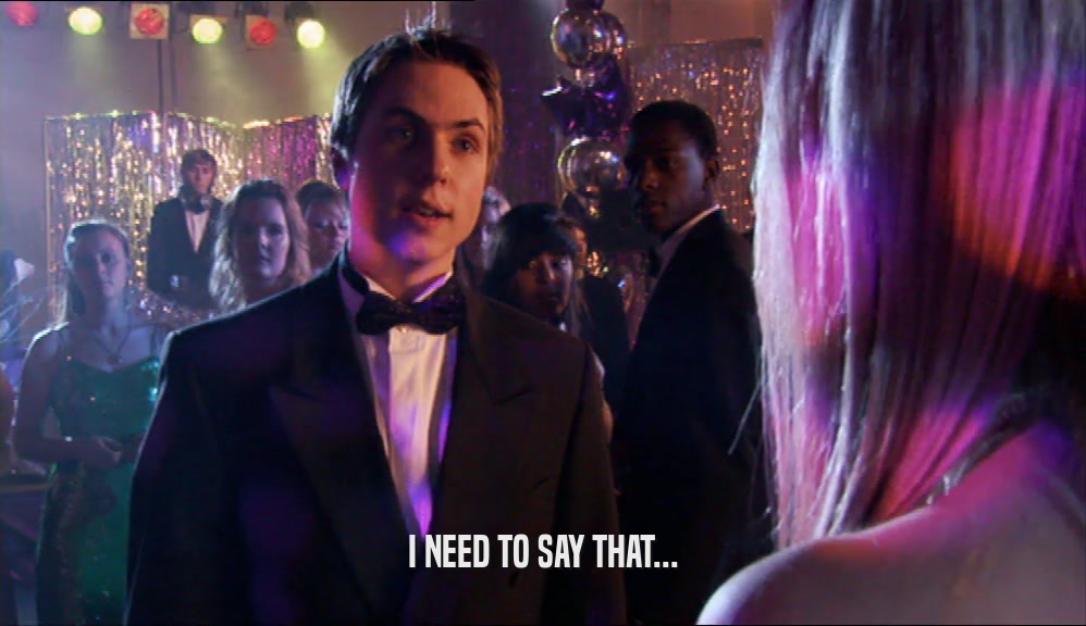 I NEED TO SAY THAT...  