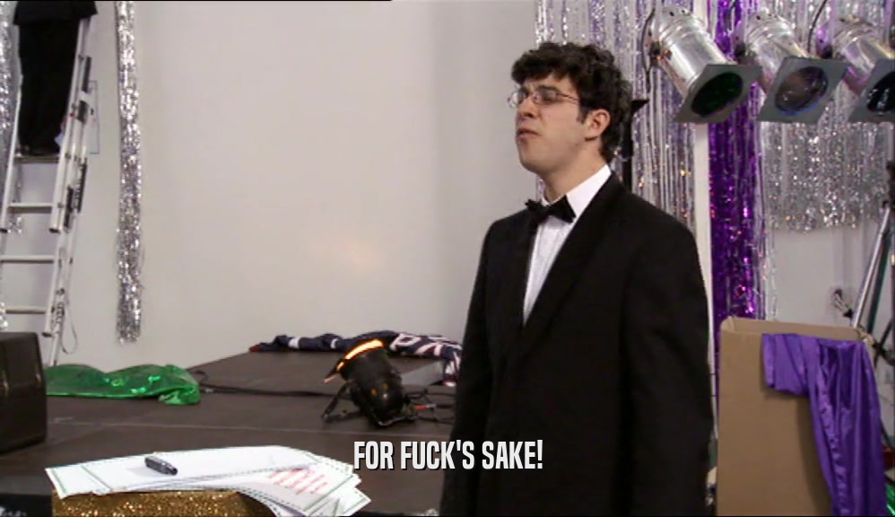 FOR FUCK'S SAKE!  