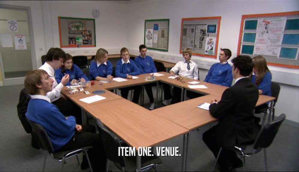 ITEM ONE. VENUE.  