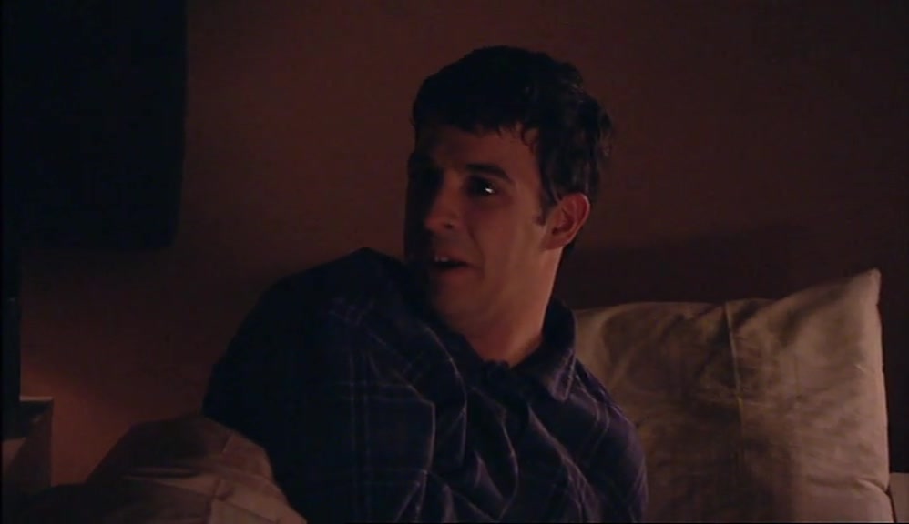 - NO. IT WASN'T. - HE RUBBED MY LEGS. 