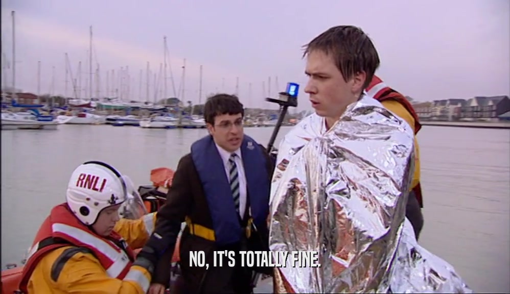 NO, IT'S TOTALLY FINE.  