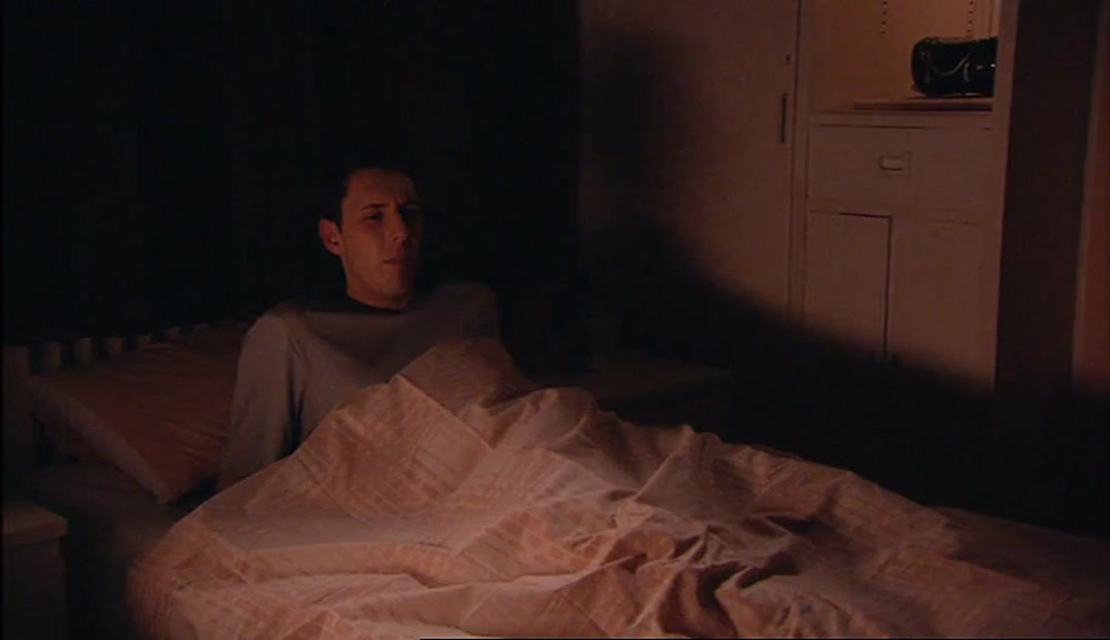 - NO. IT WASN'T. - HE RUBBED MY LEGS. 
