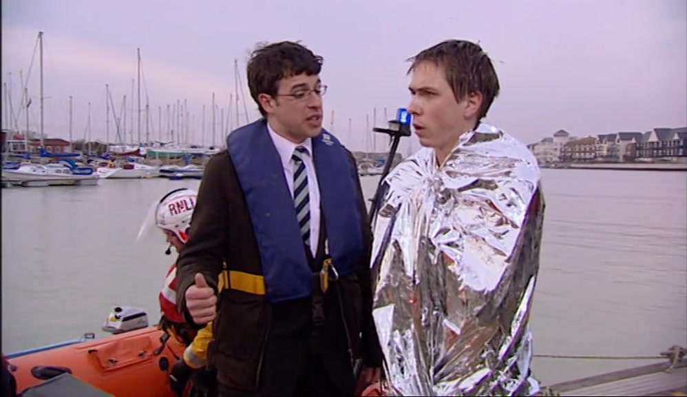 WE WENT OUT FOR A BOAT RIDE AND NOW WE'VE BEEN DRAGGED BACK TO SHORE, 