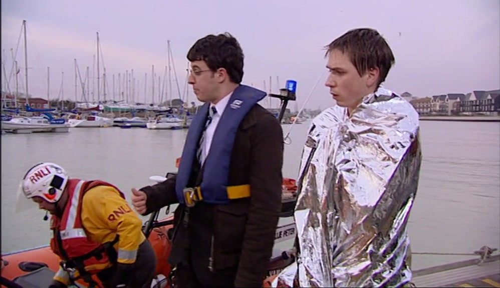 WE WENT OUT FOR A BOAT RIDE AND NOW WE'VE BEEN DRAGGED BACK TO SHORE, 