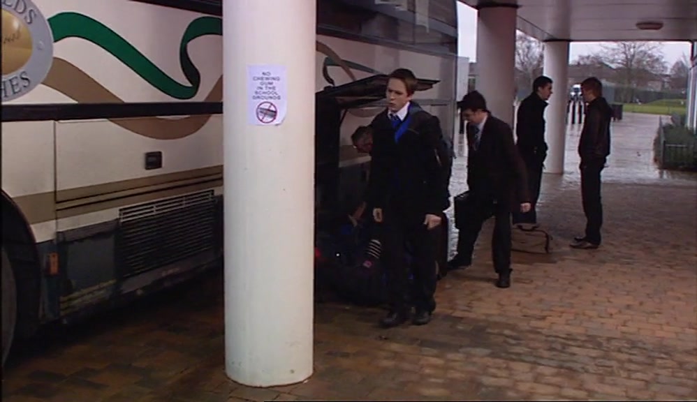 A FREEZING COLD DAY IN JANUARY, A COACH AND JAY CALLING ME A BENDER. 