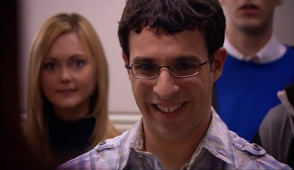 HE'S GOT A BOTTLE OF VODKA.  