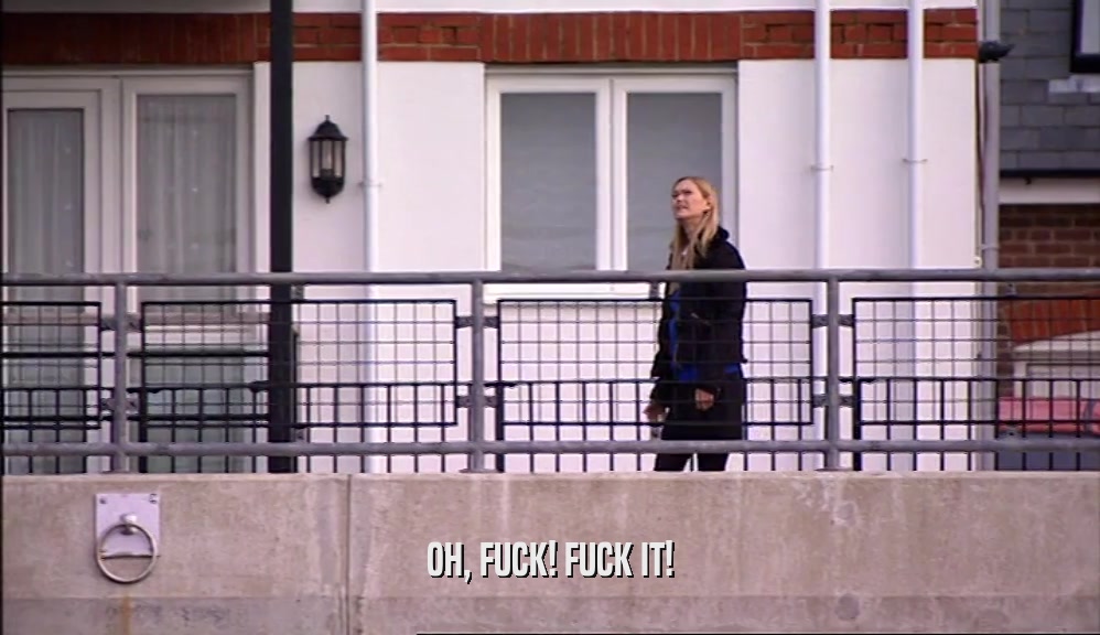 OH, FUCK! FUCK IT!  