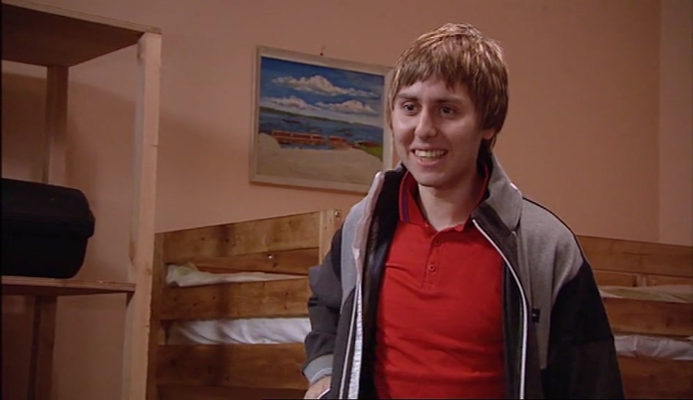 NO. HE GAVE ME A SPARE PAIR OF TRUNKS.  