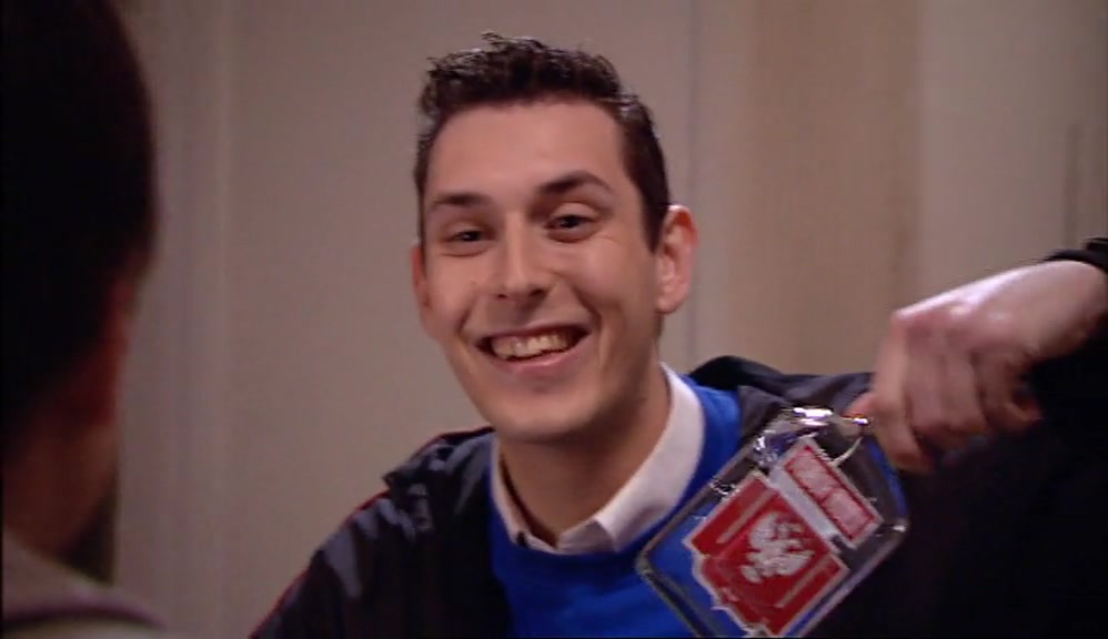 - BUT WHAT'S IN IT FOR YOU? - THIS. HE GOT ME IT FROM THE OFFY. 