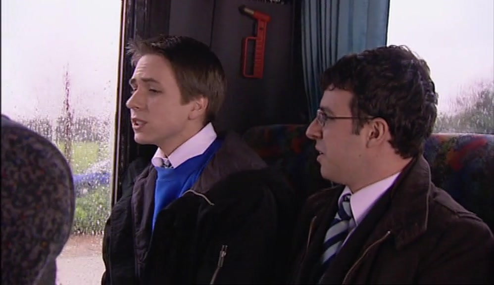 - SHUT UP. - HERE HE IS. 