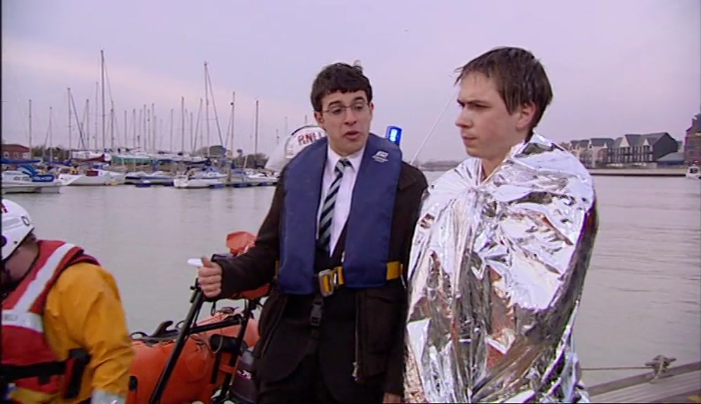 WE WENT OUT FOR A BOAT RIDE AND NOW WE'VE BEEN DRAGGED BACK TO SHORE, 
