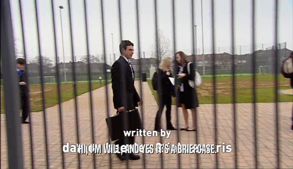 'HI, I'M WILL, AND YES IT'S A BRIEFCASE.  
