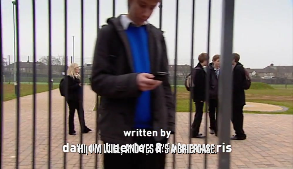 'HI, I'M WILL, AND YES IT'S A BRIEFCASE.  