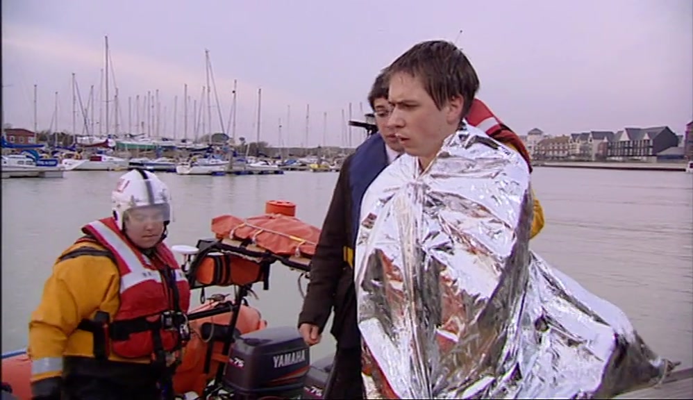 WE WENT OUT FOR A BOAT RIDE AND NOW WE'VE BEEN DRAGGED BACK TO SHORE, 